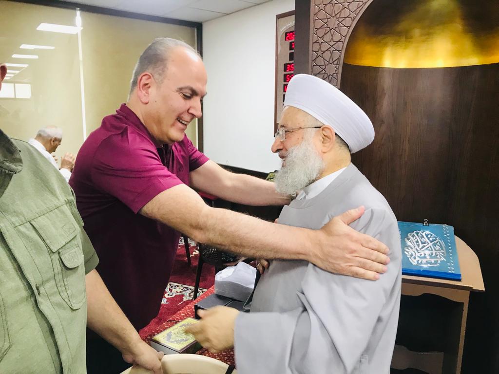 أبو مرعي يزور الشيخ حمود أبو مرعي يزور الشيخ حمود