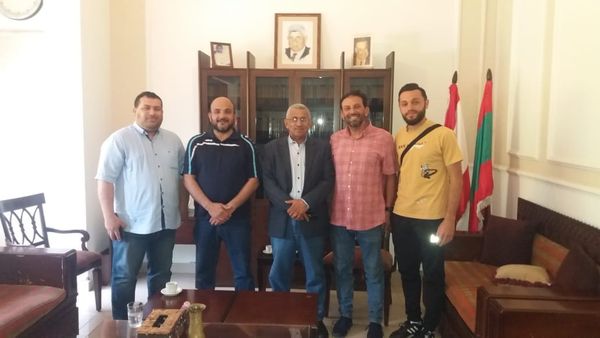 أسامة سعد استقبل وفداً من اللجنة الإدارية لتجمع أكاديميات صيدا والجوار أسامة سعد استقبل وفداً من اللجنة الإدارية لتجمع أكاديميات صيدا والجوار