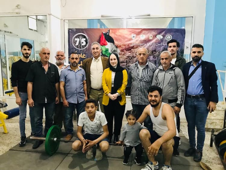 عرض برفع الأثقال في صيدا للجنة الأولمبية الفلسطينية ضمن فعاليات إحياء ذكرى النكبة عرض برفع الأثقال في صيدا للجنة الأولمبية الفلسطينية ضمن فعاليات إحياء ذكرى النكبة