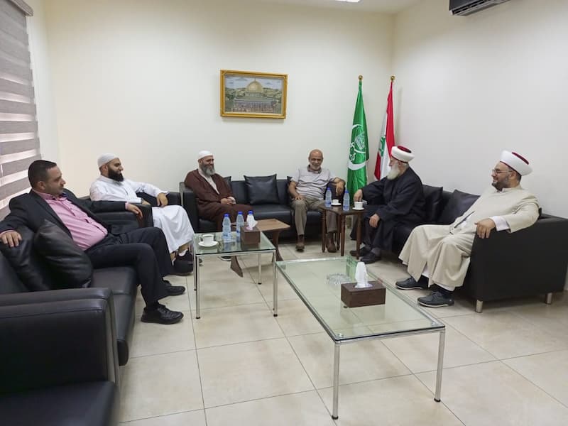 الجماعة الإسلامية تستقبل وفداً من هيئة العلماء المسلمين في صيدا الجماعة الإسلامية تستقبل وفداً من هيئة العلماء المسلمين في صيدا