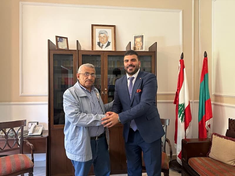 أسامة سعد استقبل قنصل أوغندا في لبنان السيد محمد خضر حسين أسامة سعد استقبل قنصل أوغندا في لبنان السيد محمد خضر حسين