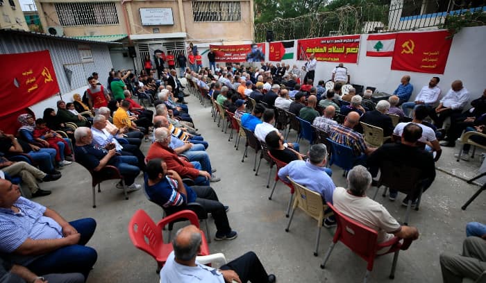 "الديموقراطي الشعبي" أحيا عيد التحرير في صيدا بحضور فاعليات فلسطينية ووطنية "الديموقراطي الشعبي" أحيا عيد التحرير في صيدا بحضور فاعليات فلسطينية ووطنية