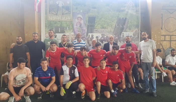 مهرجان الانتصار الرياضى على أرض ملعب "نادي الفجر" الرياضي في مدينة صيدا مهرجان الانتصار الرياضى على أرض ملعب "نادي الفجر" الرياضي في مدينة صيدا