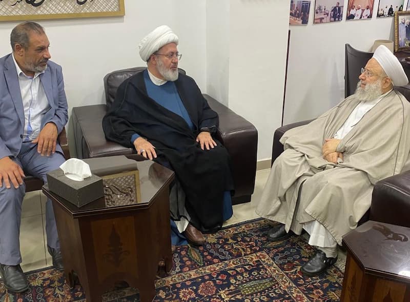 الشيخ ماهر حمود يستقبل الشيخ يوسف الناصري الشيخ ماهر حمود يستقبل الشيخ يوسف الناصري