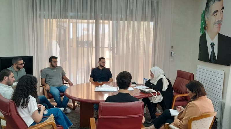 بهية الحريري تلتقي وفداً من مديري المشاريع والمتطوعين في "DPNA" بهية الحريري تلتقي وفداً من مديري المشاريع والمتطوعين في "DPNA"