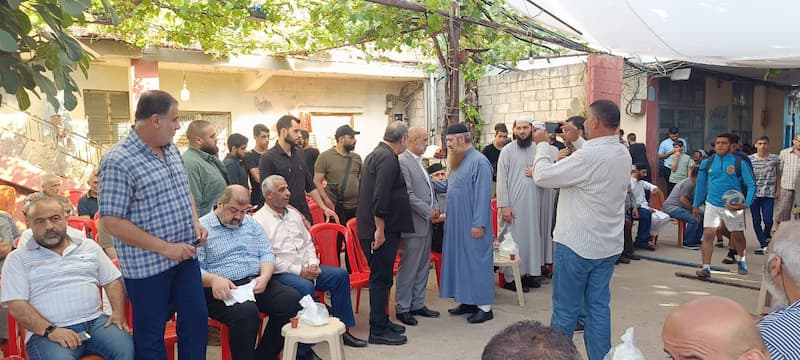 الجماعة الإسلامية تزور مخيم عين الحلوة وتقدم التعازي لعصبة الأنصار الإسلامية بوفاة الشيخ أبو طارق السعدي الجماعة الإسلامية تزور مخيم عين الحلوة وتقدم التعازي لعصبة الأنصار الإسلامية بوفاة الشيخ أبو طارق السعدي