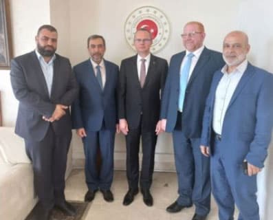 الجماعة الإسلامية زارت السفارة التركية مهنئة بنجاح الانتخابات الجماعة الإسلامية زارت السفارة التركية مهنئة بنجاح الانتخابات