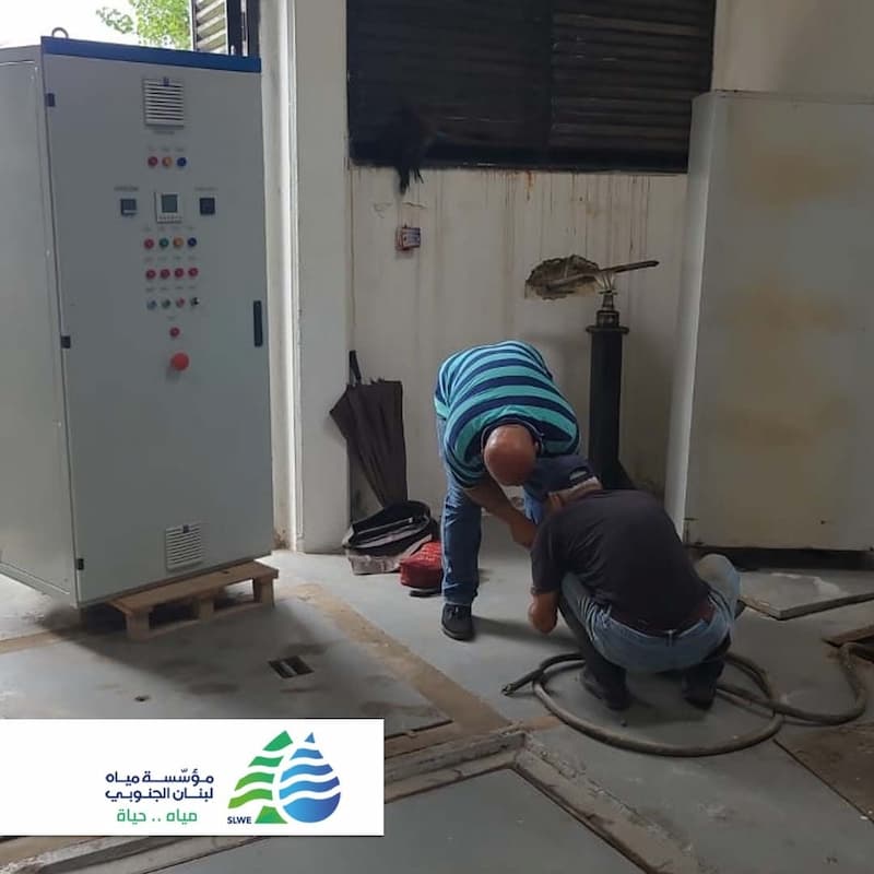 مباشرة صيانة محطة الصرف الصحي في سينيق مباشرة صيانة محطة الصرف الصحي في سينيق