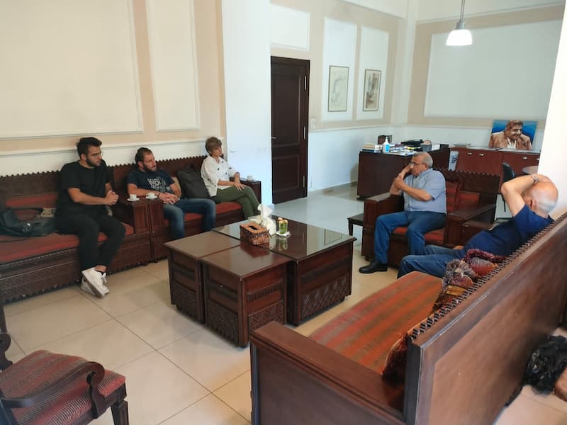 أسامة سعد استقبل وفدا من جمعية التنمية للإنسان والبيئة أسامة سعد استقبل وفدا من جمعية التنمية للإنسان والبيئة
