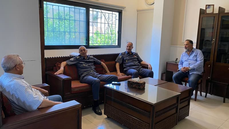 أسامة سعد استقبل العميدين بلال حجار وماجد الأيوبي أسامة سعد استقبل العميدين بلال حجار وماجد الأيوبي