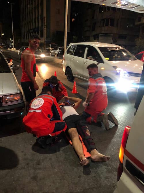 ليلًا.. جريح في انزلاق دراجة نارية في شارع رياض الصلح في صيدا ليلًا.. جريح في انزلاق دراجة نارية في شارع رياض الصلح في صيدا