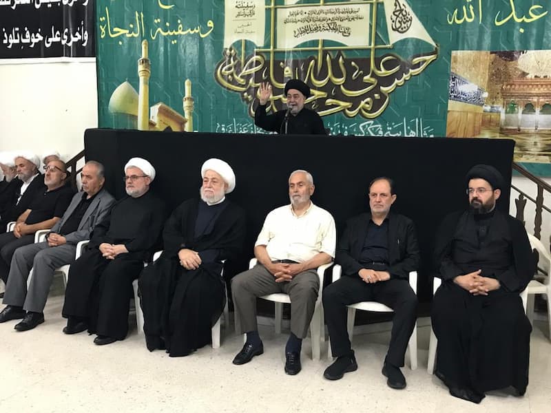 المفتي عسيران يقيم مجلس ومائدة العباس في النادي الحسيني في صيدا المفتي عسيران يقيم مجلس ومائدة العباس في النادي الحسيني في صيدا