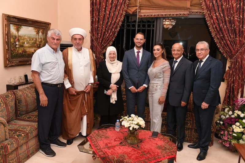 عقد قران الشاب كريم وليد عنتر على الآنسة دانا محيي الدين السوسي عقد قران الشاب كريم وليد عنتر على الآنسة دانا محيي الدين السوسي