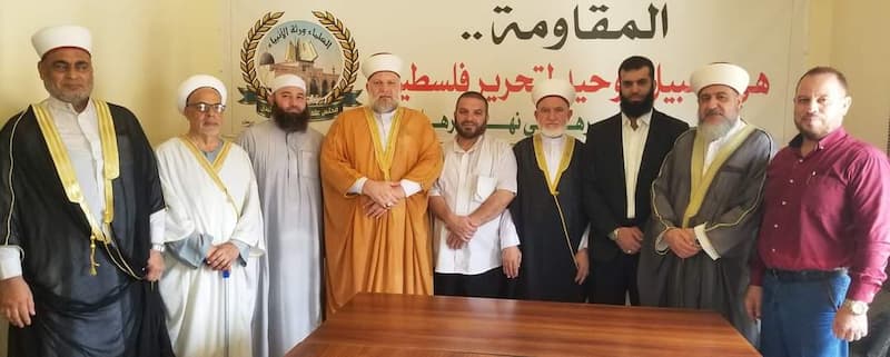 مجلس علماء فلسطين يستقبل وفدا من عصبة الأنصار مجلس علماء فلسطين يستقبل وفدا من عصبة الأنصار