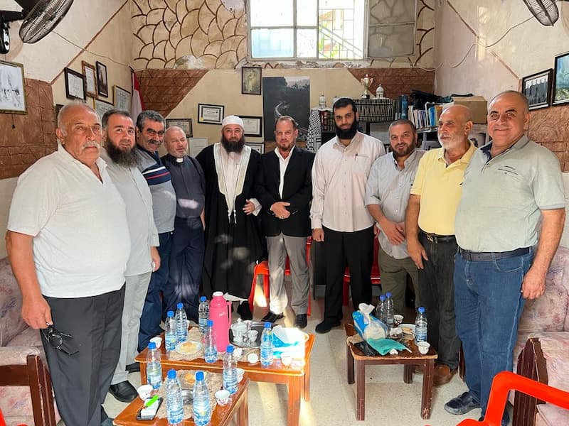 عصبة الأنصار تزور بلدة المية ومية عصبة الأنصار تزور بلدة المية ومية