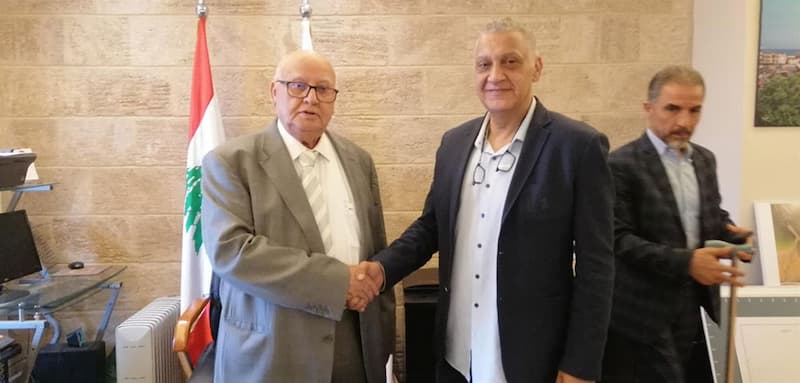 تسليم وتسلم لرئاسة بلدية صيدا بين الرئيسين بديع والسعودي تسليم وتسلم لرئاسة بلدية صيدا بين الرئيسين بديع والسعودي