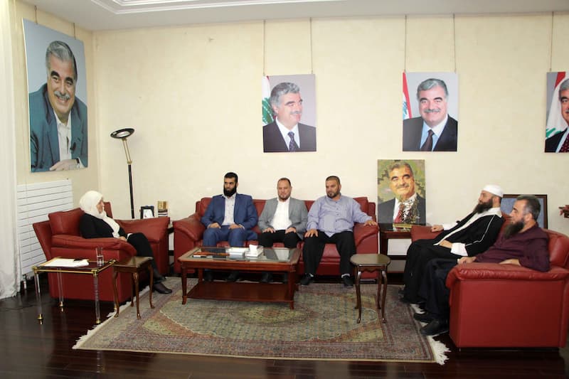 بهية الحريري تستقبل وفداً من عصبة الأنصار بهية الحريري تستقبل وفداً من عصبة الأنصار