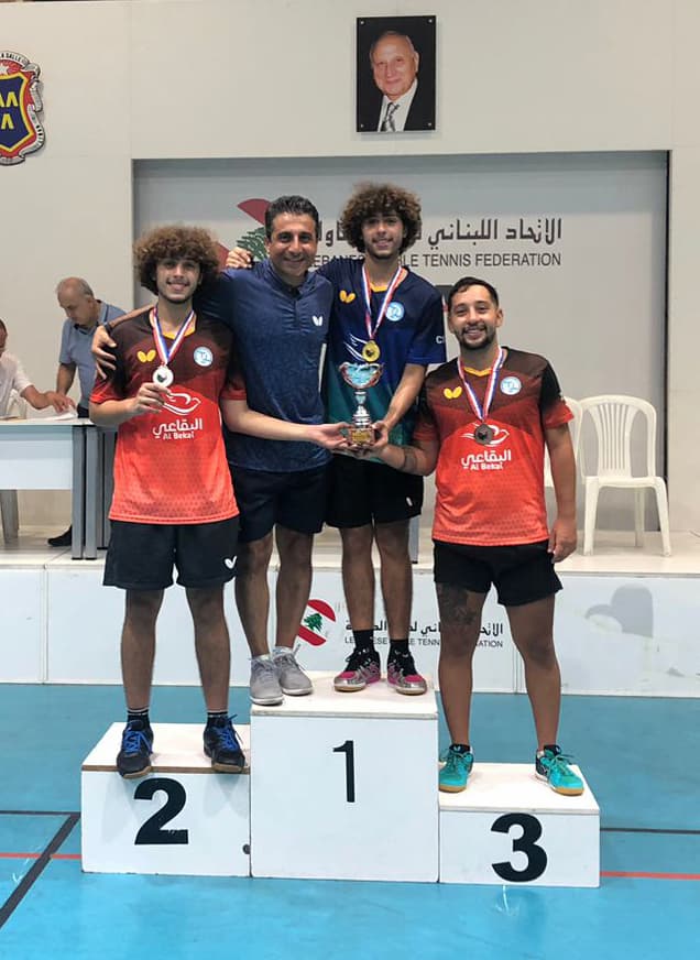 "الأهلي - صيدا" يتربع على عرش كرة الطاولة اللبنانية فيحصد جميع ألقاب بطولة لبنان للرجال "الأهلي - صيدا" يتربع على عرش كرة الطاولة اللبنانية فيحصد جميع ألقاب بطولة لبنان للرجال