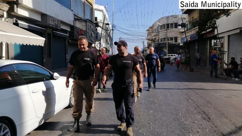 شرطة بلدية صيدا واصلت دورياتها لتنظيم السوق التجاري شرطة بلدية صيدا واصلت دورياتها لتنظيم السوق التجاري