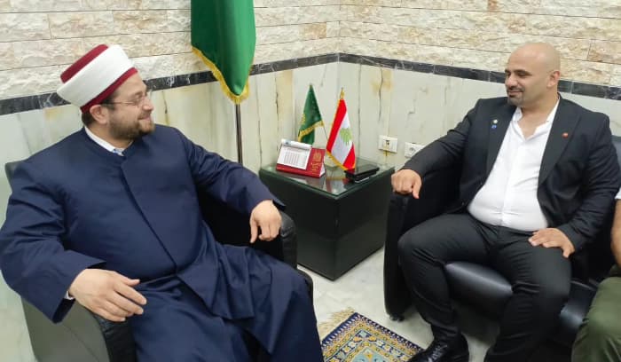 المفتي حبال التقى سفير السلام داني الأشقر المفتي حبال التقى سفير السلام داني الأشقر