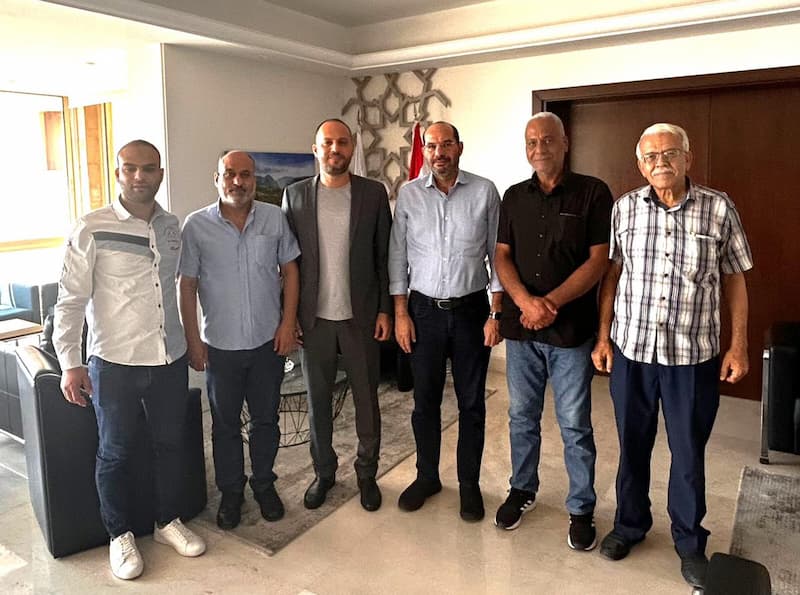 وفد قيادي من "جبهة التحرير الفلسطينية" زار النائب حسن مراد وفد قيادي من "جبهة التحرير الفلسطينية" زار النائب حسن مراد