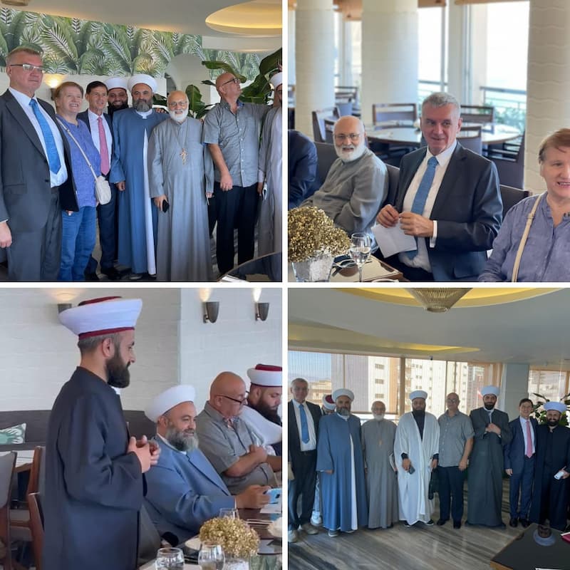 الشيخ صهيب حبلي يشارك في ملتقى رجال الدين رفضاً للترويج للشذوذ الشيخ صهيب حبلي يشارك في ملتقى رجال الدين رفضاً للترويج للشذوذ