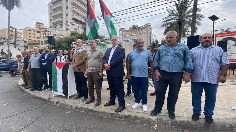 يوم تضامني مفتوح "يوم الطوفان الفلسطيني" في ساحة الشهداء في صيدا يوم تضامني مفتوح "يوم الطوفان الفلسطيني" في ساحة الشهداء في صيدا