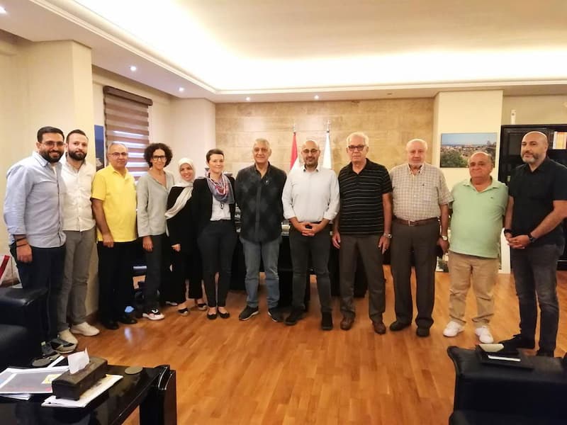 الوزير ياسين ومديرة مكتب الأمم المتحدة للشؤون الإنسانية إطلعا على خطط الطوارىء والإحتياجات الوزير ياسين ومديرة مكتب الأمم المتحدة للشؤون الإنسانية إطلعا على خطط الطوارىء والإحتياجات