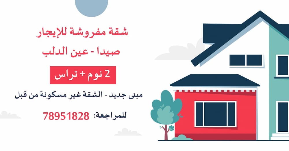 للإيجار شقة مفروشة في صيدا - عين الدلب | مبنى جديد والشقة غير مسكونة من قبل للإيجار شقة مفروشة في صيدا - عين الدلب | مبنى جديد والشقة غير مسكونة من قبل