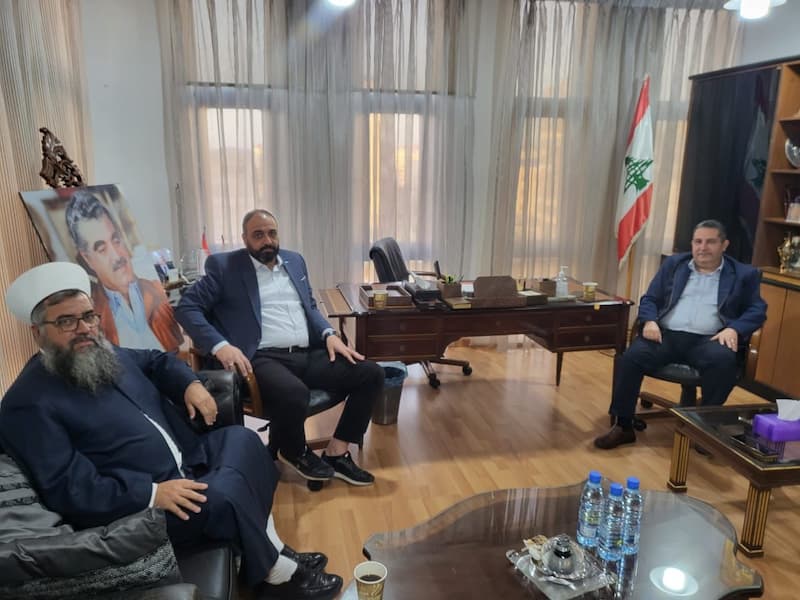 منسق المستقبل في صيدا والجنوب استقبل الشيخ العيلاني منسق المستقبل في صيدا والجنوب استقبل الشيخ العيلاني