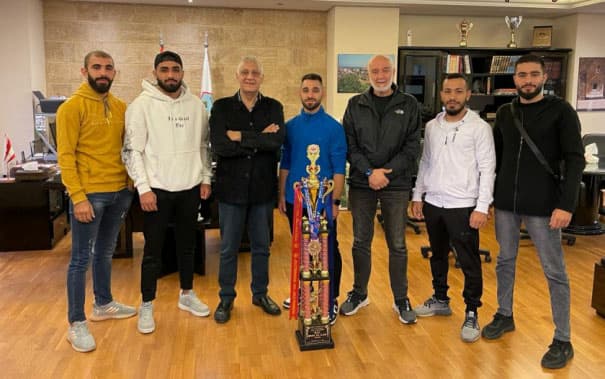 د. بديع إستقبل وفد أبطال نادي Top Team Academy في صيدا برئاسة عفارة وهنأهم على إنجازاتهم الدولية بحضور الشماس د. بديع إستقبل وفد أبطال نادي Top Team Academy في صيدا برئاسة عفارة وهنأهم على إنجازاتهم الدولية بحضور الشماس