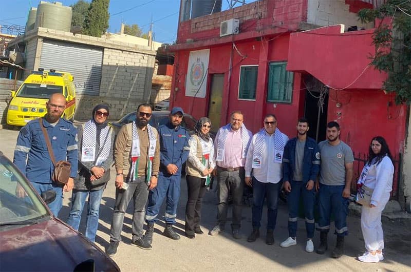 جمعية "أعمالنا" وزعت مساعدات عينية في مخيم عين الحلوة جمعية "أعمالنا" وزعت مساعدات عينية في مخيم عين الحلوة