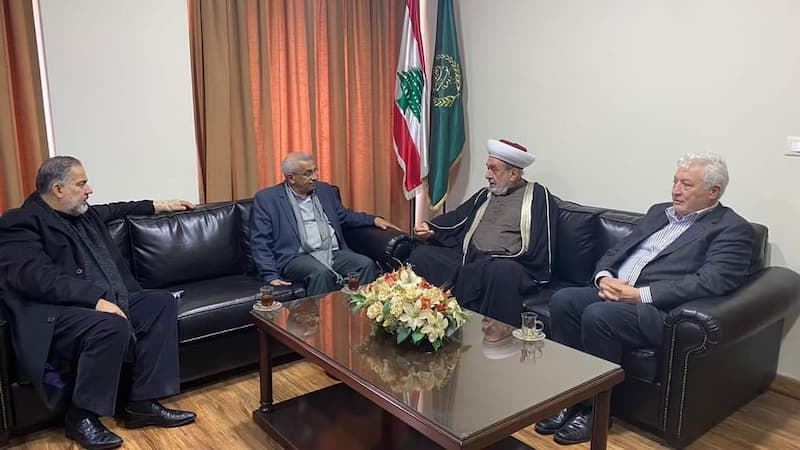 أسامة سعد على رأس وفد من التنظيم زار المفتي سوسان أسامة سعد على رأس وفد من التنظيم زار المفتي سوسان