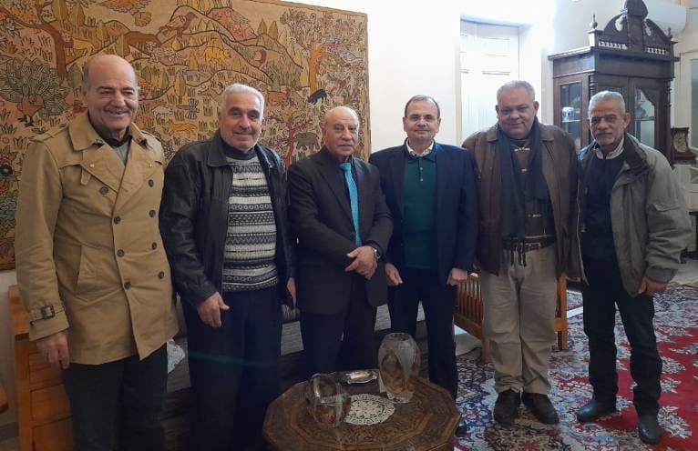 البزري يبحث مع وفد الجبهة الديمقراطية التطورات الأمنية السياسية البزري يبحث مع وفد الجبهة الديمقراطية التطورات الأمنية السياسية
