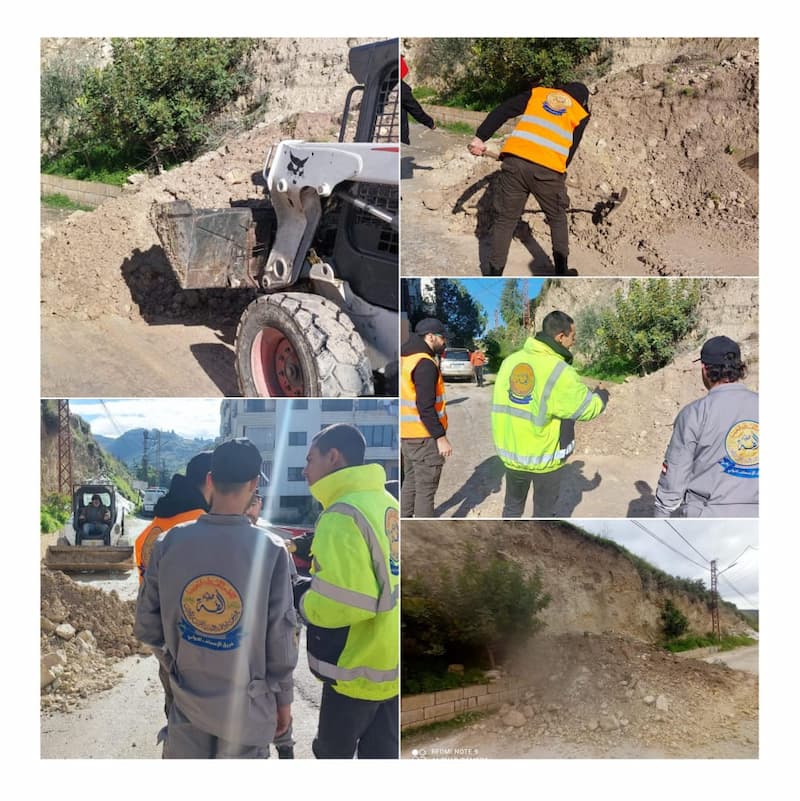 جمعية ألفة ترفع أضرار العاصفة وتفتح الطريق بعد انهيار الأتربة جمعية ألفة ترفع أضرار العاصفة وتفتح الطريق بعد انهيار الأتربة