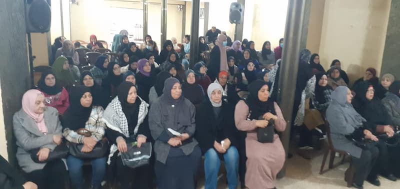 إتحاد لجان المرأة العاملة الفلسطينية في لبنان يحيي الذكرى 42 لإعادة تأسيس حزب الشعب الفلسطيني بالتضامن مع غزة إتحاد لجان المرأة العاملة الفلسطينية في لبنان يحيي الذكرى 42 لإعادة تأسيس حزب الشعب الفلسطيني بالتضامن مع غزة