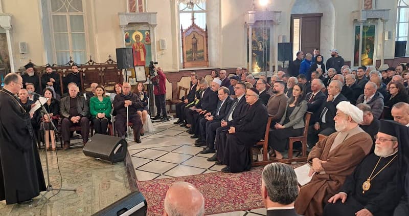 وزير الشؤون رعى احتفالا في مطرانية صيدا لمناسبة عيد البشارة وزير الشؤون رعى احتفالا في مطرانية صيدا لمناسبة عيد البشارة