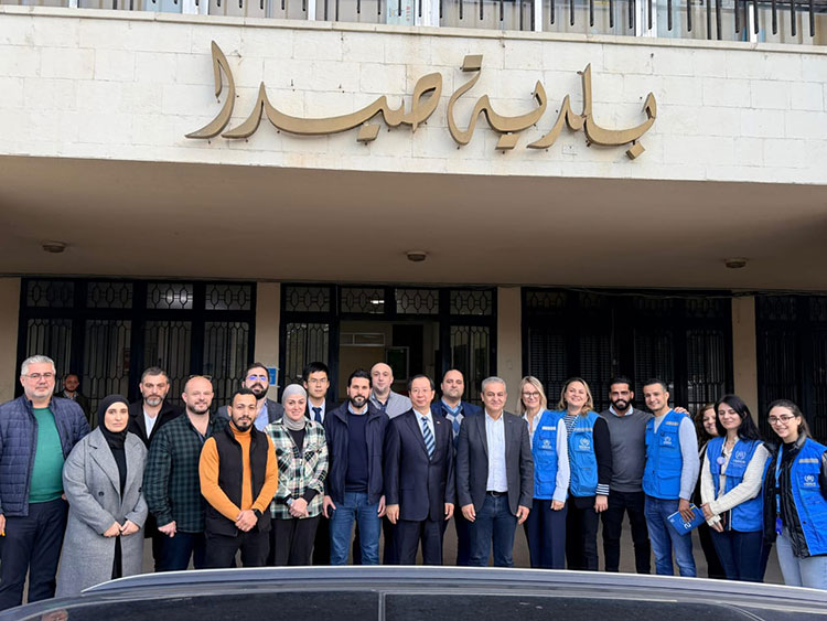 بلدية صيدا تستقبل ممثلة مفوضية اللاجئين والسفير الصيني بلدية صيدا تستقبل ممثلة مفوضية اللاجئين والسفير الصيني